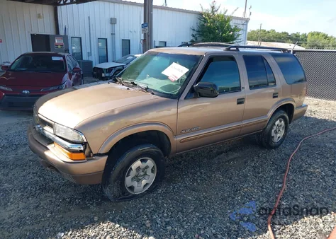 2002 Chevrolet Blazer Ls from USA, damaged, VIN 1GNDT13W42K196425